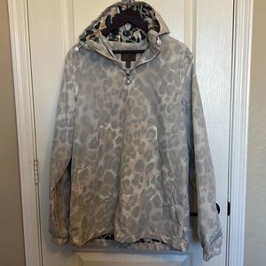 ASOS windbreaker in leopard print